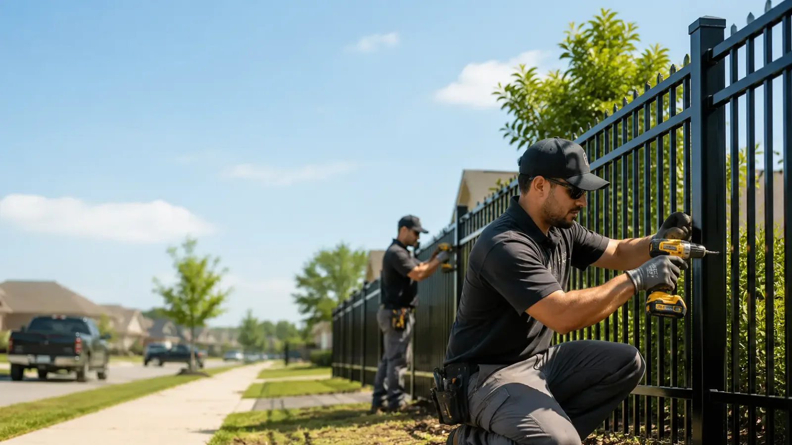 Metal Fence Installation in Barton, OH